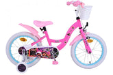 LOL Surprise Kinderfiets 16 inch Roze - Veilig, Stevig & Comfortabel voor meisjes, met handrem, terugtraprem, reflectoren, gesloten kettingkast, zacht zadel, verstelbaar stuur en zadel, afneembare zijwieltjes, stevig mandje, achterdrager, en trendy design Bestel nu bij Fitmarktnl!